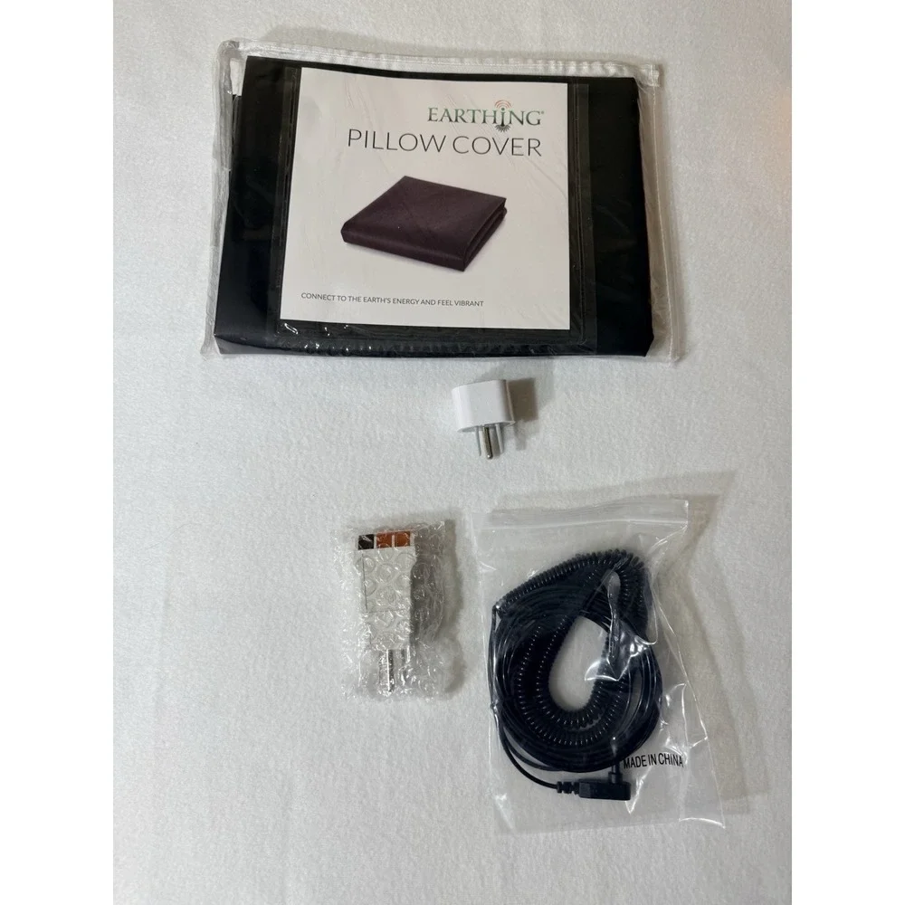 EARTHING Brand Pillow Cover Kit NEW Grounding Conductive Clint‎ Ober Black King